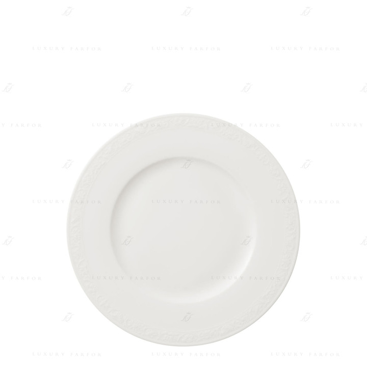 Тарелка закусочная 22см коллекции White Pearl бренда VB