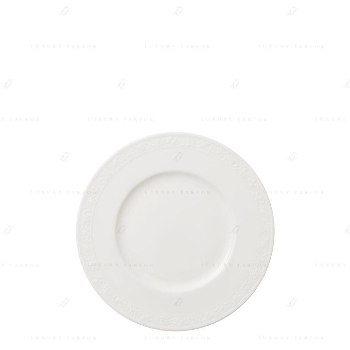 Тарелка десертная 18см коллекции White Pearl бренда VB