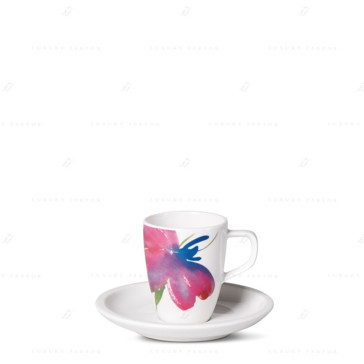 Чашка эспрессо с блюдцем 0,1л коллекции Artesano Flower Art бренда Villeroy & Boch