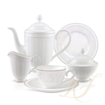 Кофейный сервиз на 6 персон коллекции Gray Pearl бренда Villeroy & Boch