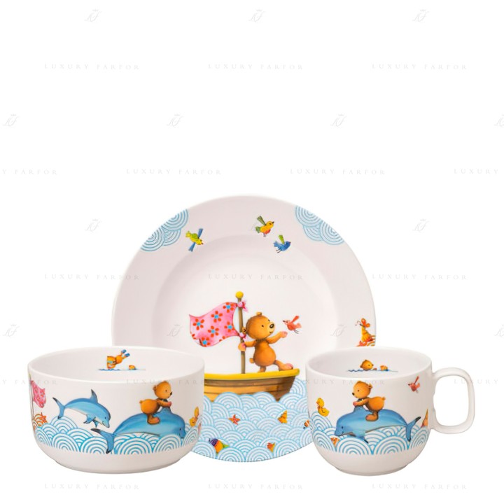 Набор из 3 предметов коллекции Happy as a Bear бренда Villeroy & Boch