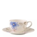 Чашка для завтрака с блюдцем 0,39л коллекции Mariefleur Gris бренда Villeroy & Boch