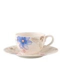 Чашка кофейная с блюдцем 0,25л коллекции Mariefleur Gris бренда Villeroy & Boch