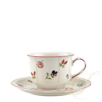 Чашка для завтрака с блюдцем 0,35л коллекции Petite Fleur бренда Villeroy & Boch