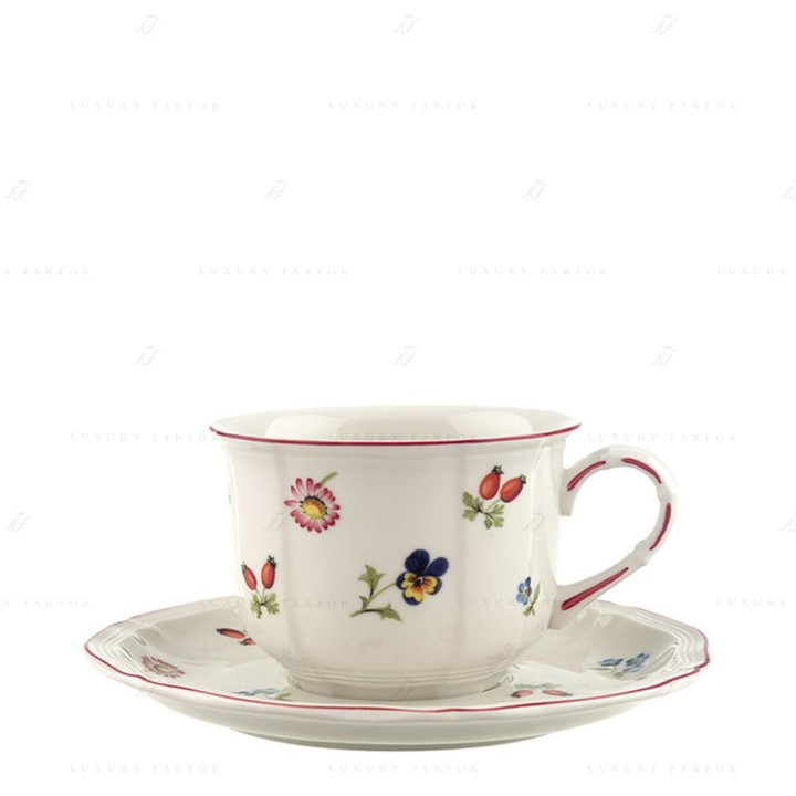 Чашка для завтрака с блюдцем 0,35л коллекции Petite Fleur бренда Villeroy & Boch