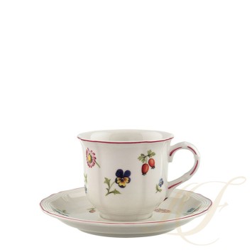 Чашка кофейная с блюдцем 0,15л коллекции Petite Fleur бренда Villeroy & Boch