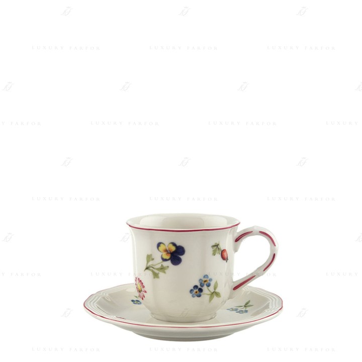 Чашка эспрессо с блюдцем 0,1л коллекции Petite Fleur бренда Villeroy & Boch