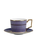 Чашка чайная с блюдцем 220мл коллекции Anthemion Blue бренда Wedgwood