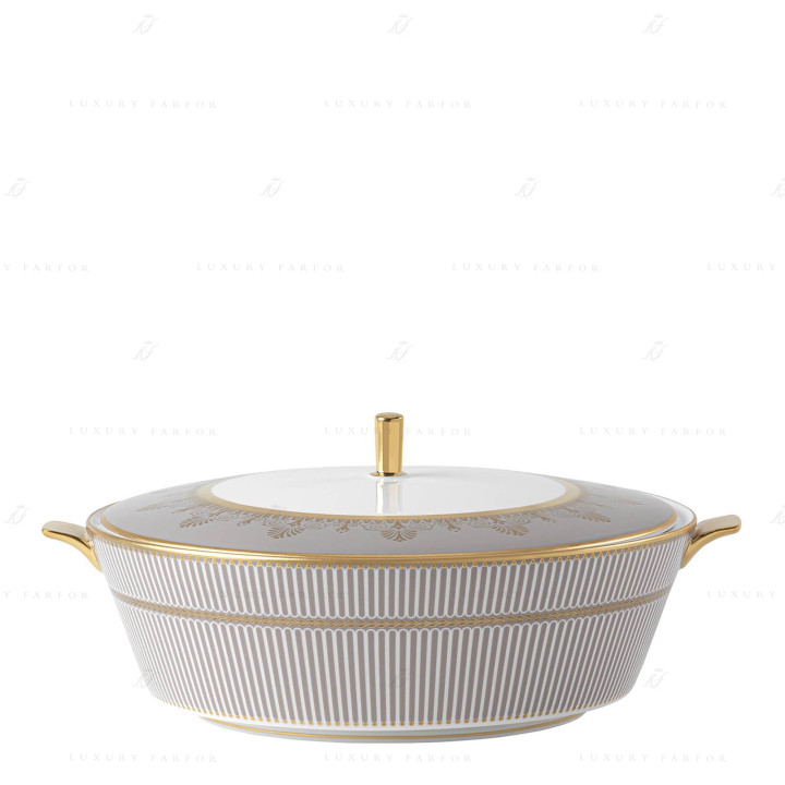 Рагушница 23см коллекции Anthemion Grey бренда Wedgwood
