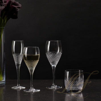 Бокал для вина 240мл, 2шт. коллекции Vera Wang - Diamond Mosaic бренда Wedgwood