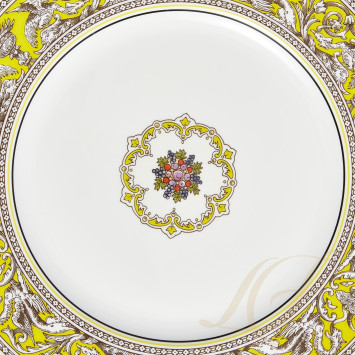 Тарелка главная 27см коллекции Florentine Citron бренда Wedgwood