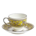 Чашка чайная с блюдцем 174мл коллекции Florentine Citron бренда Wedgwood