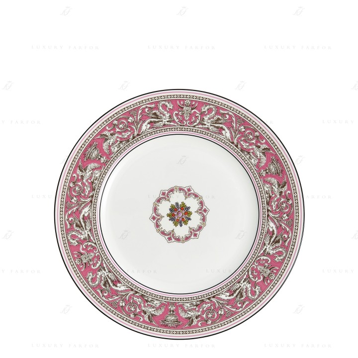 Тарелка главная 27см коллекции Florentine Fuchsia бренда Wedgwood