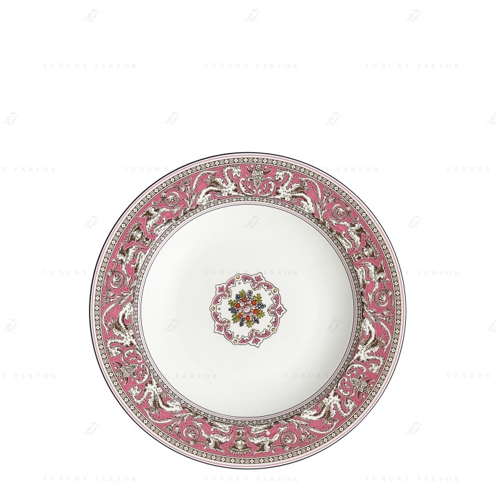 Тарелка суповая 23см коллекции Florentine Fuchsia бренда Wedgwood