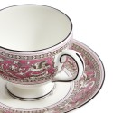 Чашка чайная с блюдцем 174мл коллекции Florentine Fuchsia бренда Wedgwood