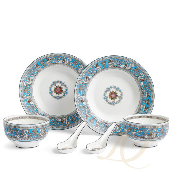 Набор из 8 предметов коллекции Florentine Turquoise бренда Wedgwood