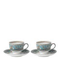 Чашка чайная с блюдцем 200мл, 2шт. коллекции Florentine Turquoise бренда Wedgwood