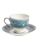 Чашка чайная с блюдцем 174мл коллекции Florentine Turquoise бренда Wedgwood