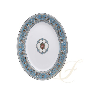 Блюдо овальное 35см коллекции Florentine Turquoise бренда Wedgwood