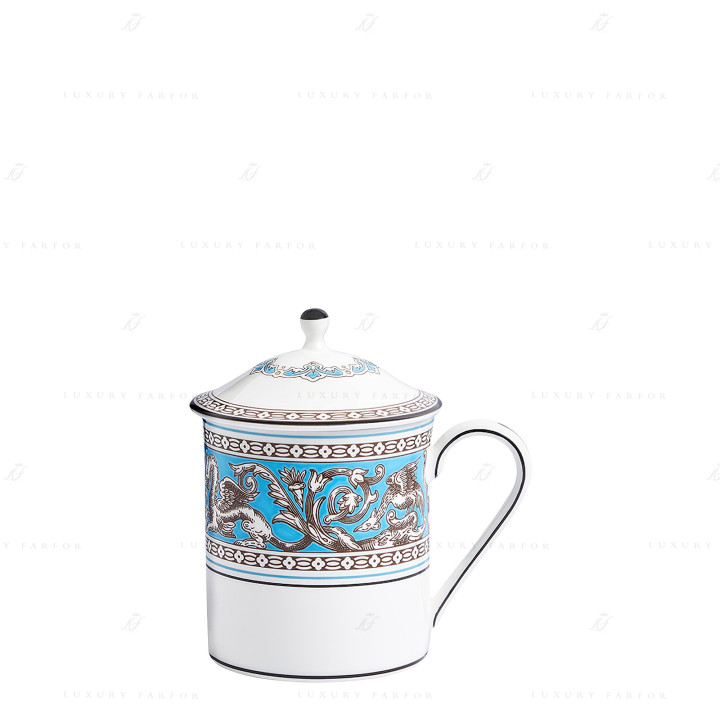 Кружка с крышкой 500мл коллекции Florentine Turquoise бренда Wedgwood