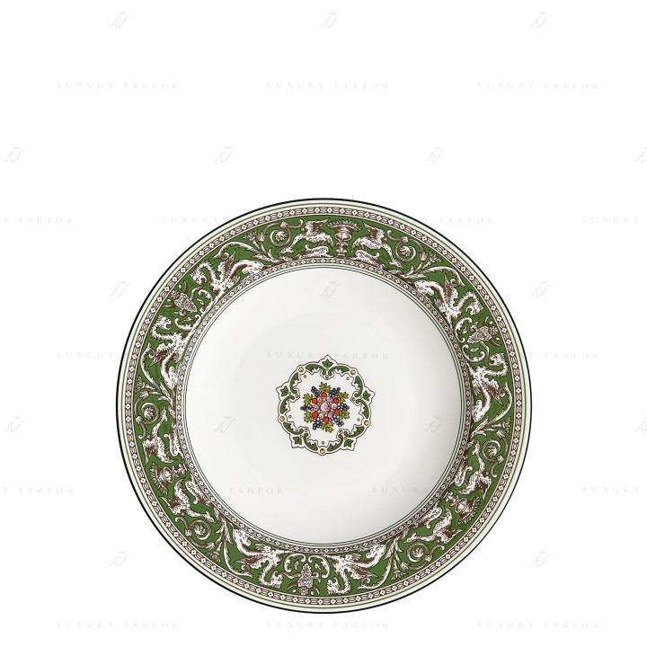 Тарелка суповая 23см коллекции Florentine Verde бренда Wedgwood