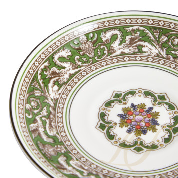 Чашка чайная с блюдцем 174мл коллекции Florentine Verde бренда Wedgwood