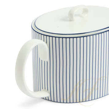 Чайник 940мл коллекции Gio Pinstripe White бренда Wedgwood