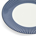 Чашка чайная с блюдцем 220мл коллекции Gio Pinstripe Blue бренда Wedgwood