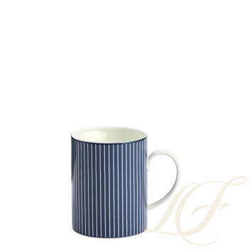 Кружка 340мл коллекции Gio Pinstripe Blue бренда Wedgwood