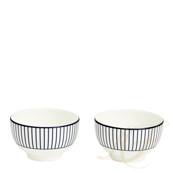 Набор чайный из 3 предметов коллекции Gio Pinstripe White бренда Wedgwood