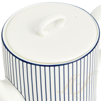 Чайник 400мл коллекции Gio Pinstripe White бренда Wedgwood
