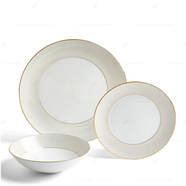 Набор из 12 предметов коллекции Gio Gold бренда Wedgwood
