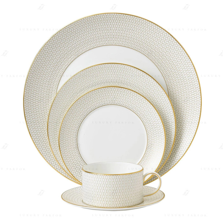 Набор из 5 предметов коллекции Gio Gold бренда Wedgwood