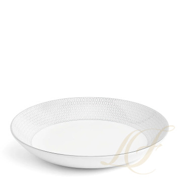 Тарелка глубокая 22см коллекции Gio Platinum бренда Wedgwood