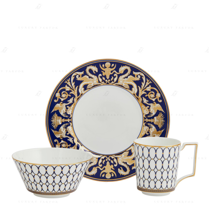 Набор из 3 предметов коллекции Renaissance Gold бренда Wedgwood