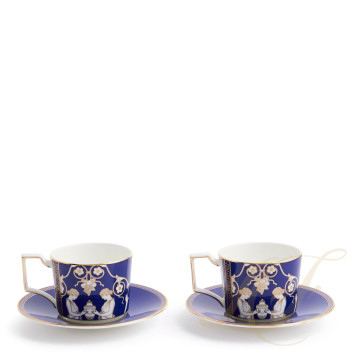 Чашка чайная с блюдцем 250мл, 2шт. коллекции Renaissance Gold 