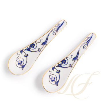 Ложка фарфоровая 13,8см, 2шт. коллекции Renaissance Gold 