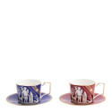 Чашка чайная с блюдцем 250мл, 2шт. коллекции Renaissance Mix Accents бренда Wedgwood