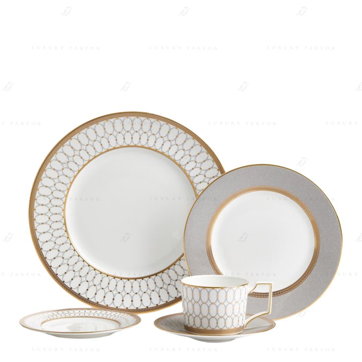 Набор из 5 предметов коллекции Renaissance Grey бренда Wedgwood