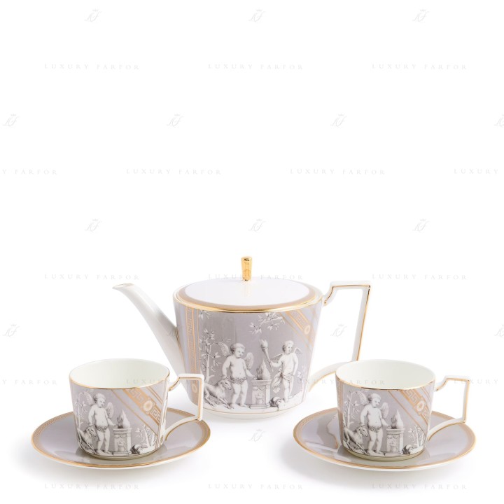 Набор чайный из 3 предметов коллекции Renaissance Grey 