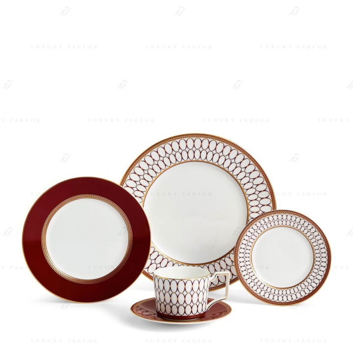 Набор из 5 предметов коллекции Renaissance Red бренда Wedgwood