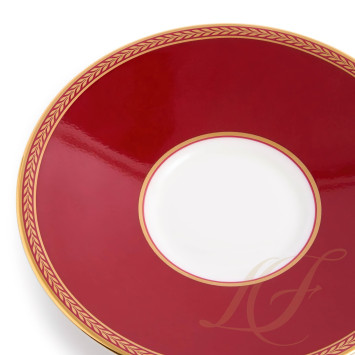 Чашка чайная с блюдцем 250мл, 2шт. коллекции Renaissance Red 