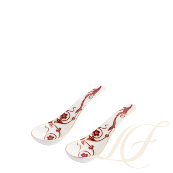 Ложка фарфоровая 13,8см, 2шт. коллекции Renaissance Red 