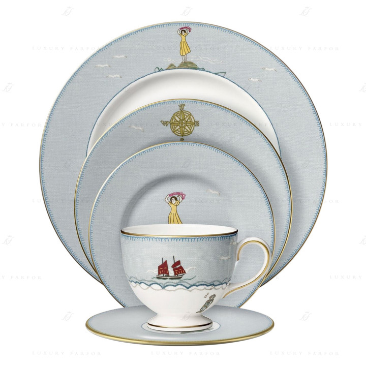 Набор из 5 предметов коллекции Sailor's Farewell бренда Wedgwood
