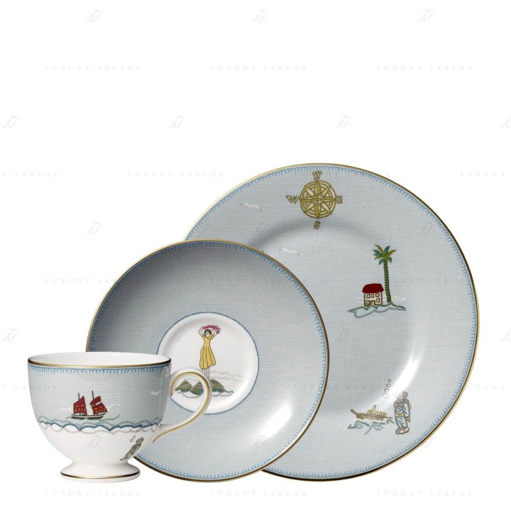 Набор из 3 предметов коллекции Sailor's Farewell бренда Wedgwood