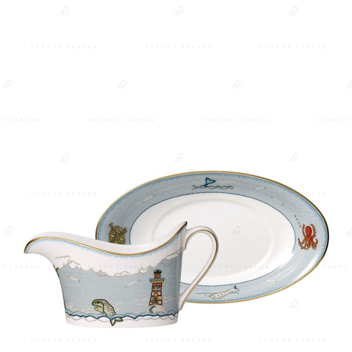 Соусник с подставкой  коллекции Sailor's Farewell бренда Wedgwood