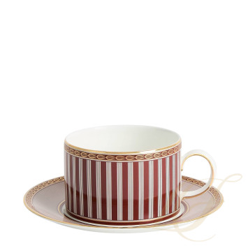 Чашка чайная с блюдцем 175мл коллекции Splendour Red бренда Wedgwood