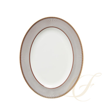 Блюдо овальное 36см коллекции Splendour Red бренда Wedgwood