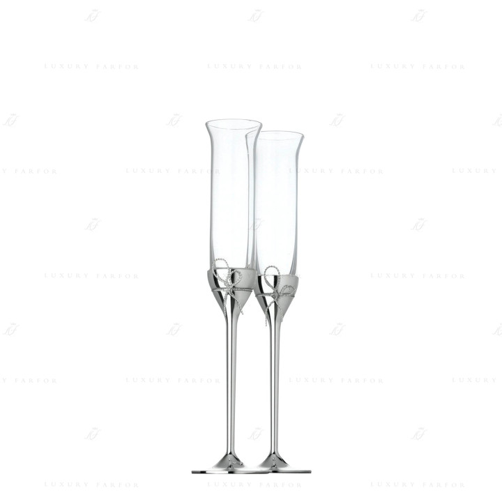 Флюте для шампанского 150мл, 2шт. коллекции Vera Wang - Love Knots бренда Wedgwood