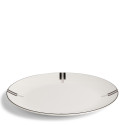 Тарелка главная 28см коллекции Vera Wang - Luxe Graphite бренда Wedgwood